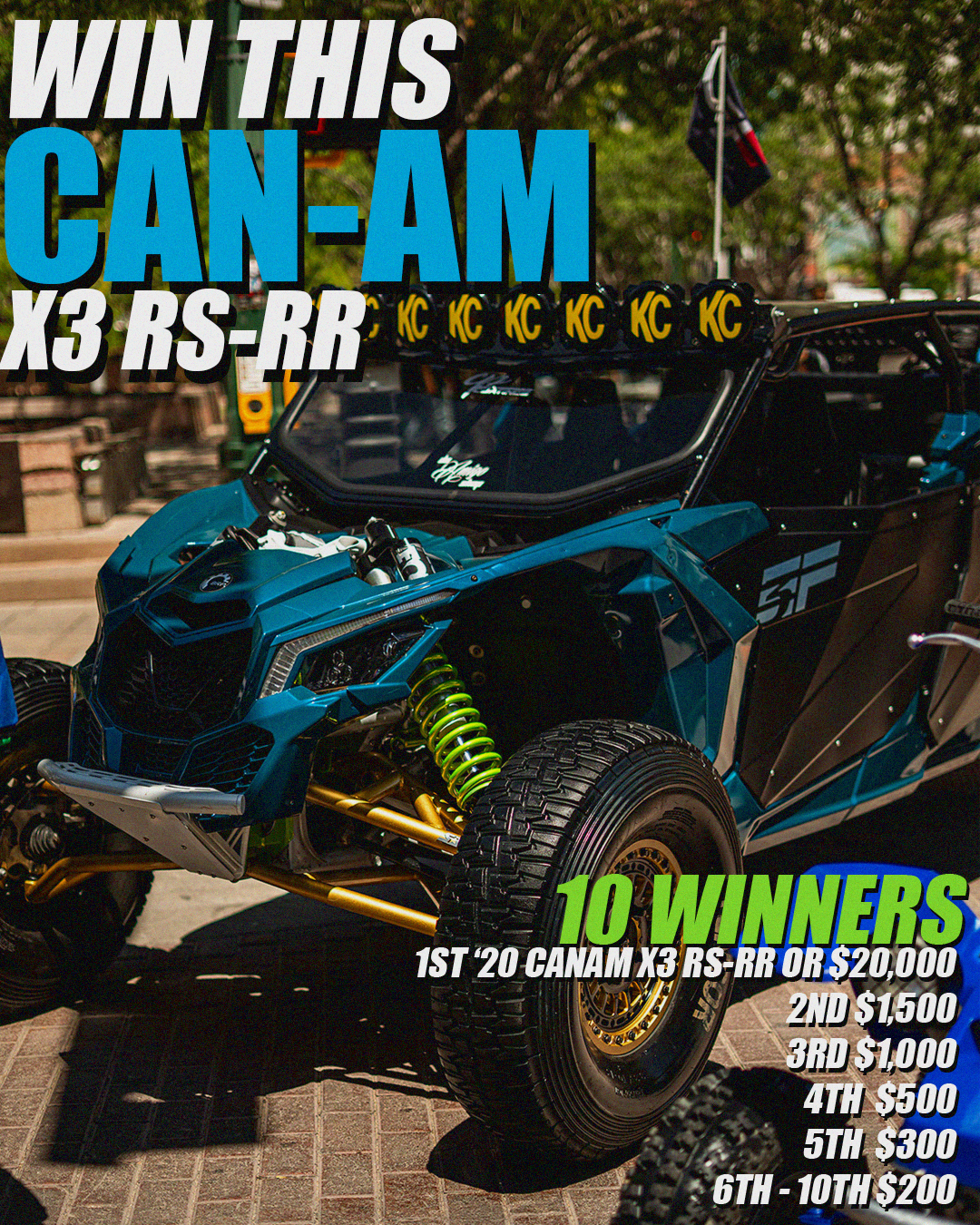 3 Entries - 2020 Canam X3 RSRR