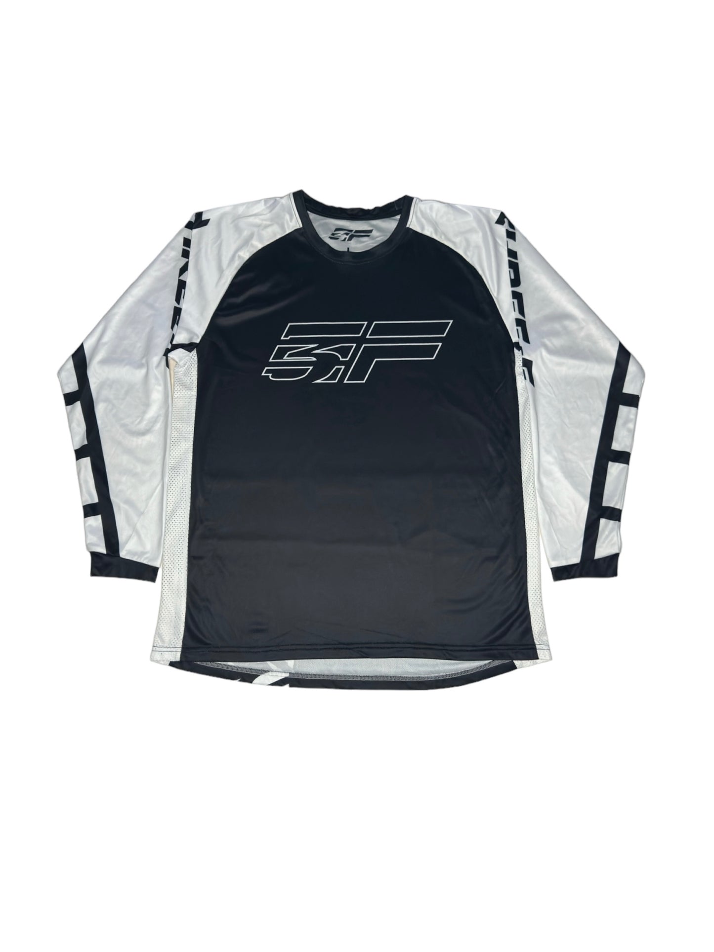 White & Black Off-Road Jersey