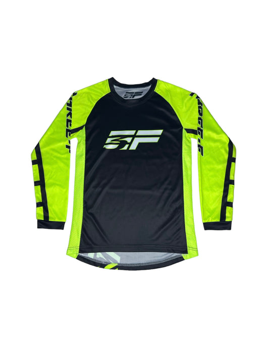 Neon Yellow & Black Off-Road Jersey