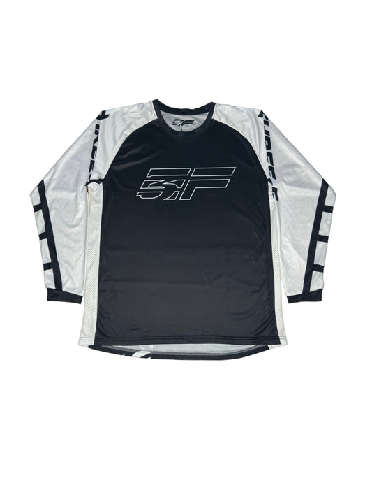 White & Black Off-Road Jersey